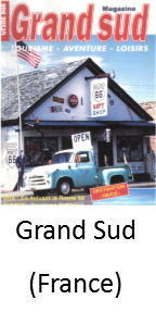 Grand Sud French Magazine featuring Angel Delgadillo and The Original Route 66 Gift Shop
